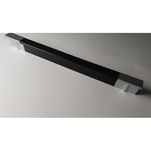 2787 Ручка С28 (160мм) металлик+дуб Венге